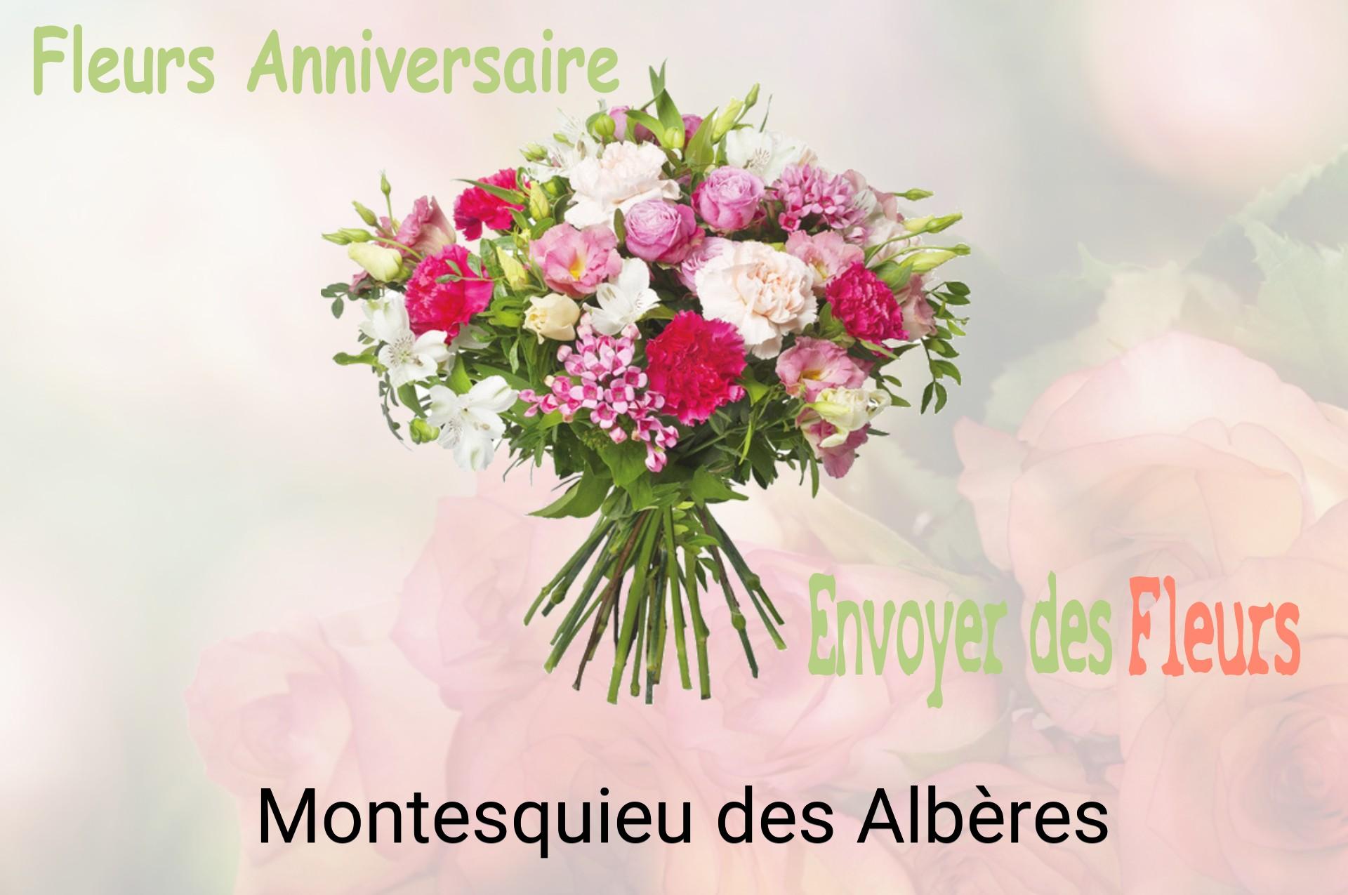 Bouquet de fleurs d’anniversaire livré à Montesquieu-des-Albères