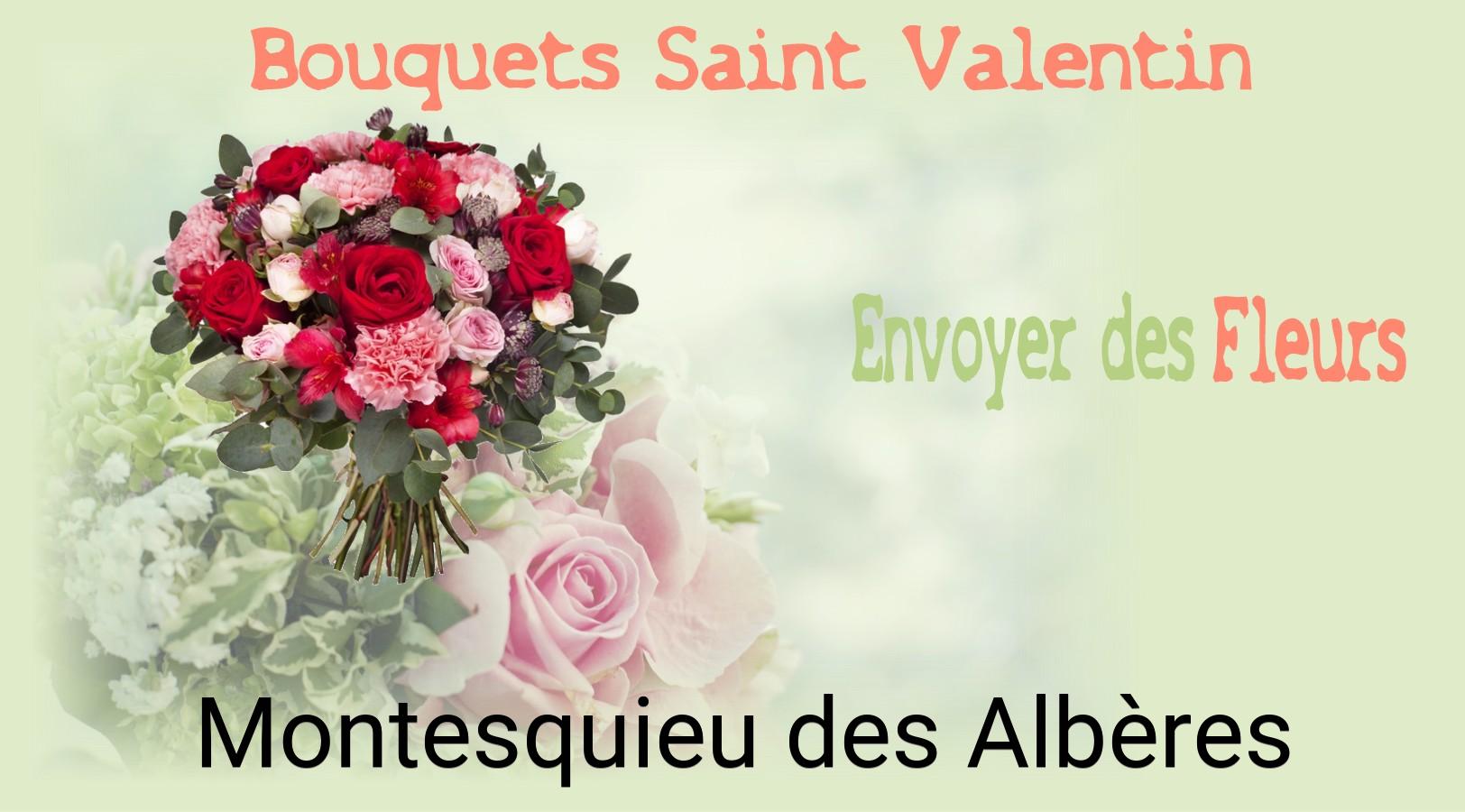 Roses de Saint-Valentin livrées à Montesquieu-des-Albères